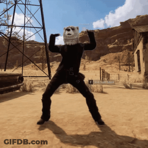 Pubg Character Bear Head Dancing GIF