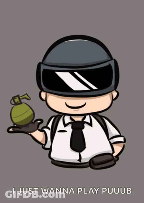 Pubg Character Bouncing Grenade GIF