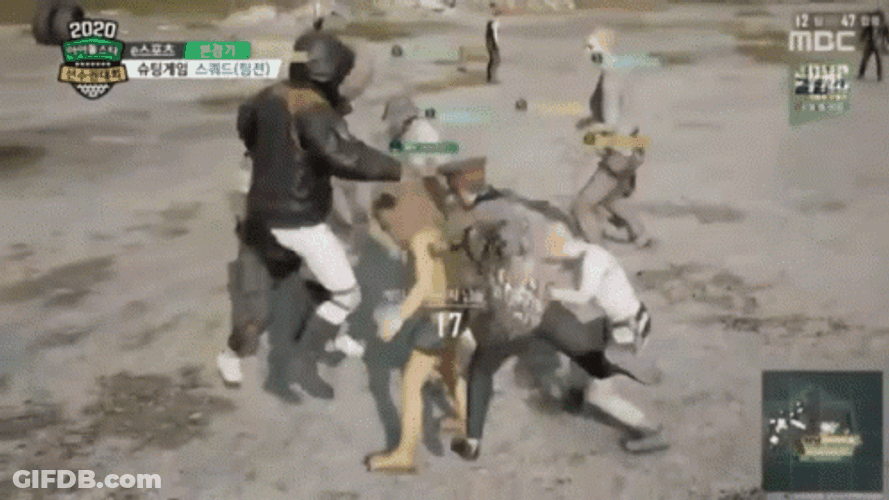 Pubg Characters Gather Around GIF