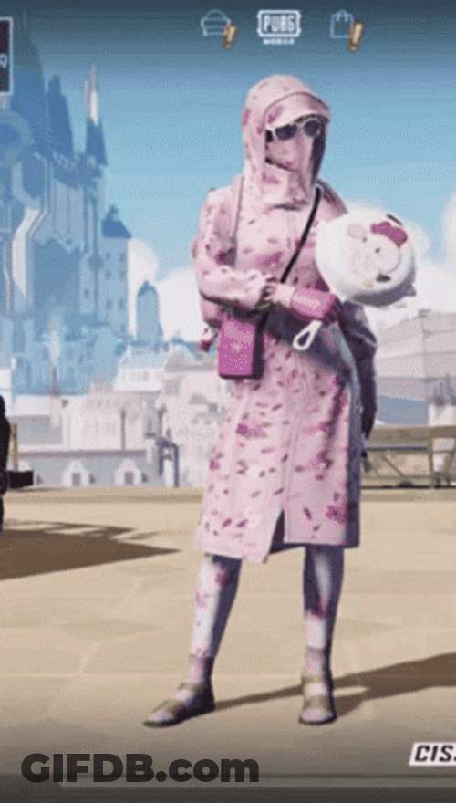 Pubg Chracter Laughing Hard GIF