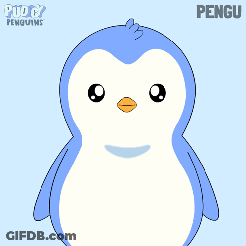 Puddy Penguins Penguin Heart Eyes GIF