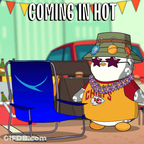 Pudgy Penguin Coming In Hot GIF