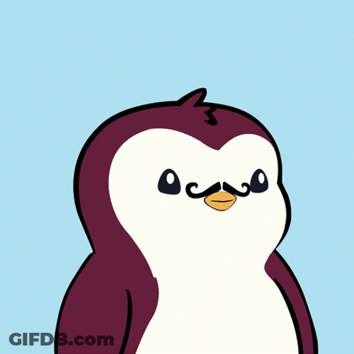 Pudgy Penguin Take Notes GIF