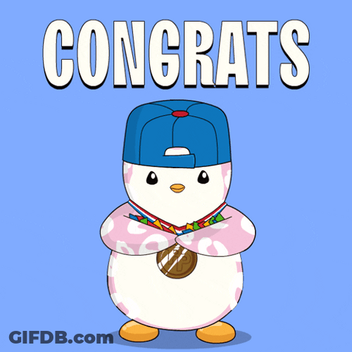 Pudgy Penguin Well Done Congratulations GIF