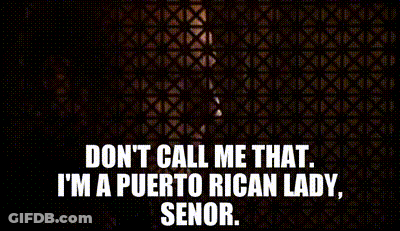 Puerto Rican Lady Says Don't Call Me That GIF