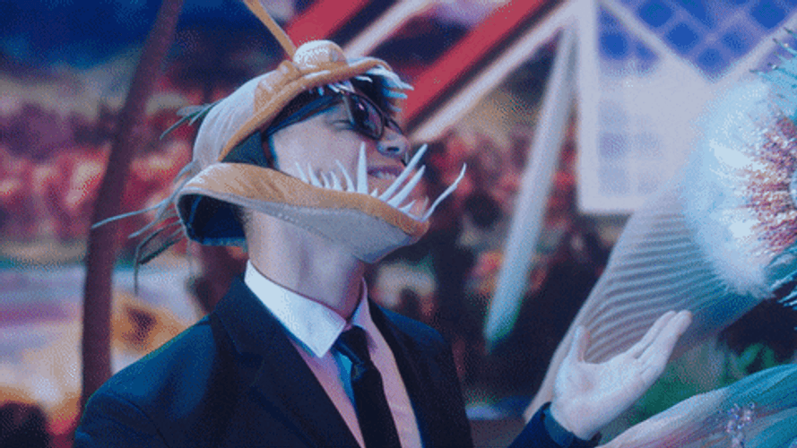 Pufferfish Costume Masked Singer GIF