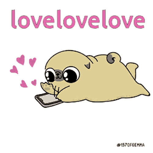 Puggy Pug Anime GIF