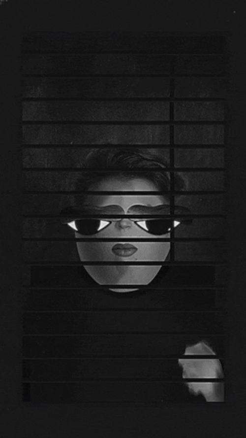 Pulling Blinds End Rant Transitions GIF