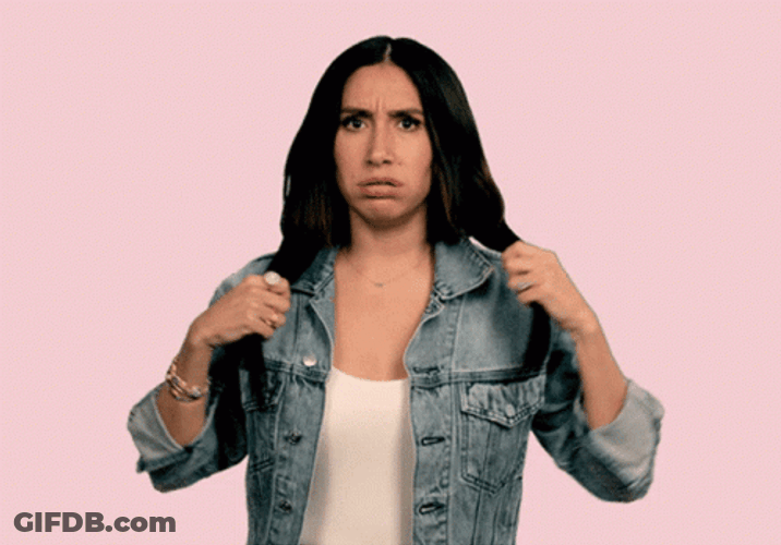 Pulling Hair Out Ava Max Showing Hair GIF