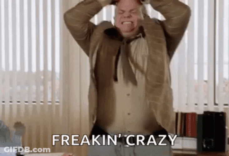 Pulling Hair Out Chris Farley GIF
