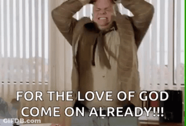 Pulling Hair Out Exasperated Chris Farley GIF