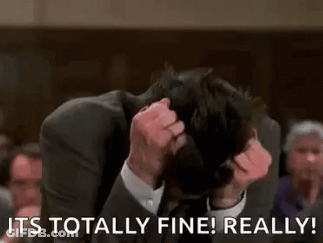 Pulling Hair Out Jim Carrey Totally Fine GIF