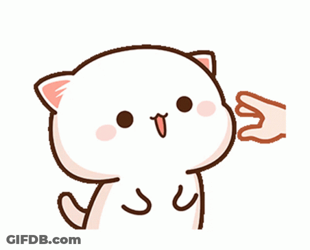 Pulling Mochi's Left Cheek GIF