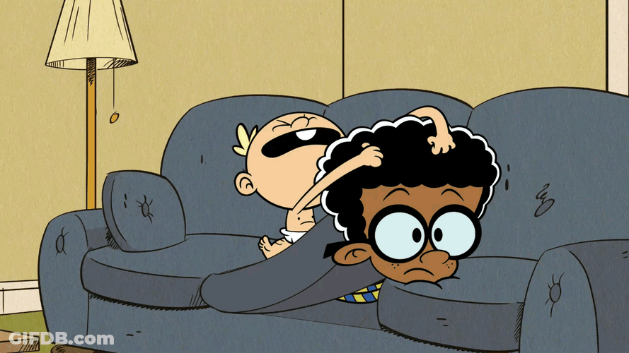 Pulling My Hair Out Clyde McBride Loud House GIF