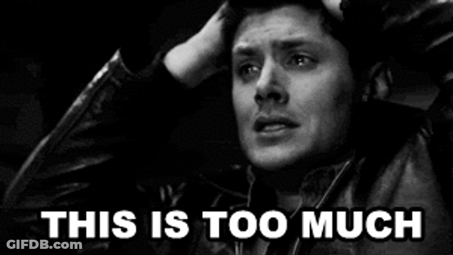 Pulling My Hair Out Dean Winchester Crying Too Much GIF