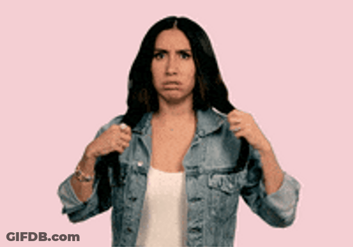 Pulling My Hair Out Pulling Extensions Walk Away Girl GIF