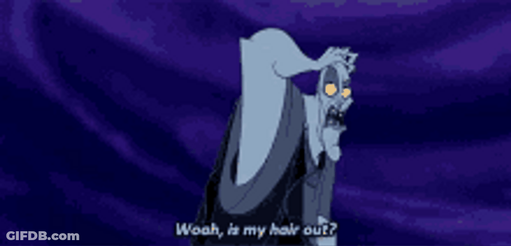 Pulling My Hair Out Woah Hades Hercules GIF