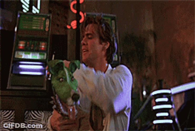Pulling Out The Mask In The Dog GIF
