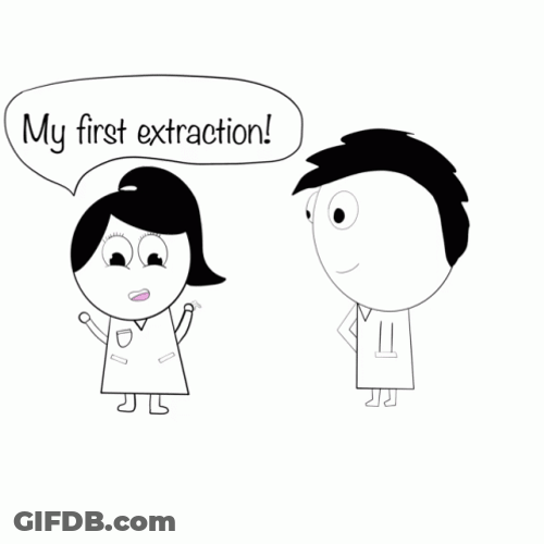 Pulling Teeth Illustration For Kids GIF