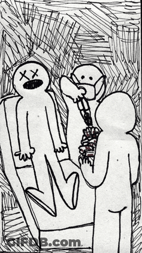 Pulling Teeth Moving Illustration GIF
