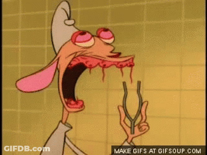 Pulling Teeth The Ren And The Stimpy Show Animation GIF