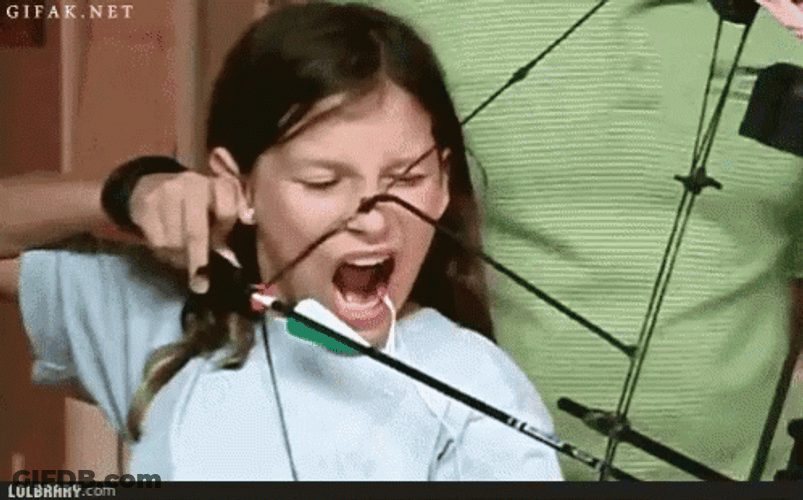 Pulling Teeth Using A Bow GIF