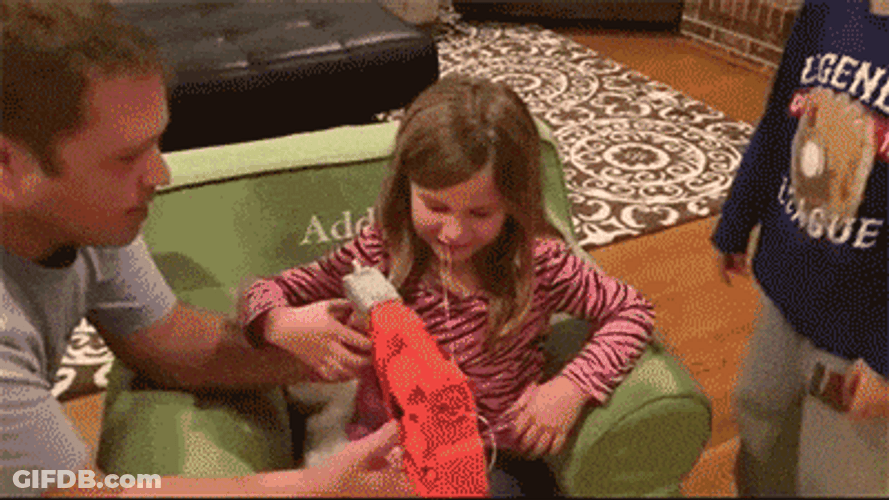 Pulling Teeth Using Toy Gun GIF