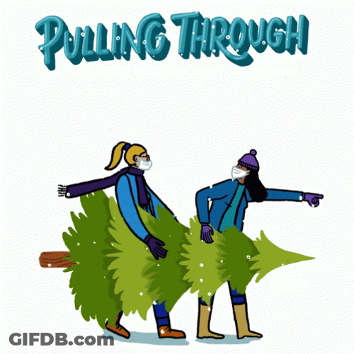 Pulling Through Together GIF