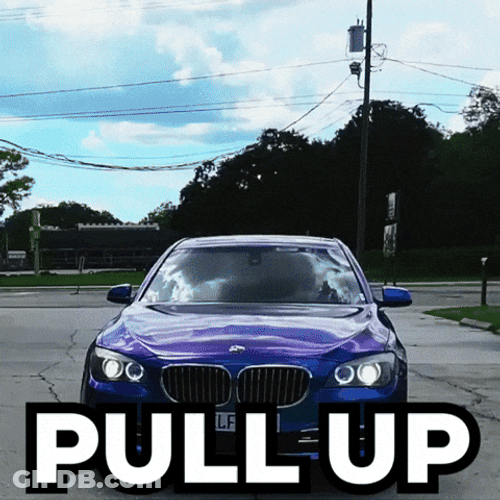 Pulling Up Bmw 100 GIF