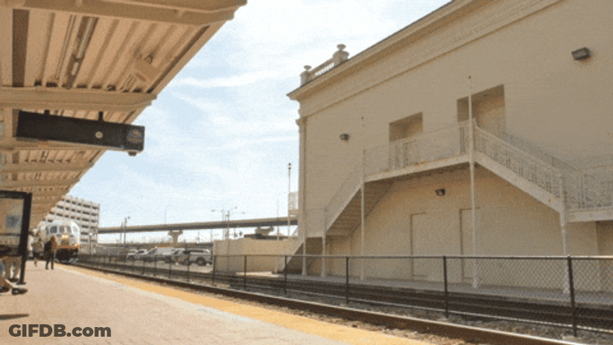 Pulling Up Train Coming GIF