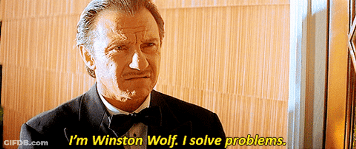 Pulp Fiction The Wolf Greeting GIF