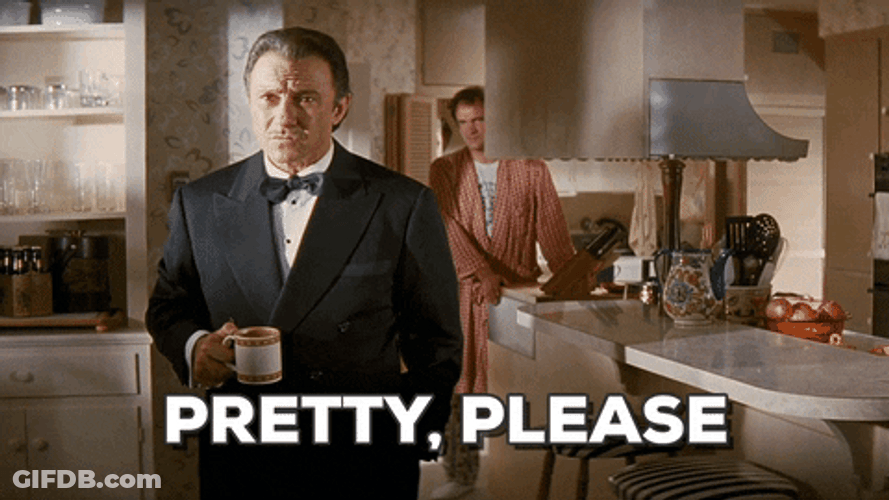 Pulp Fiction The Wolf Please GIF