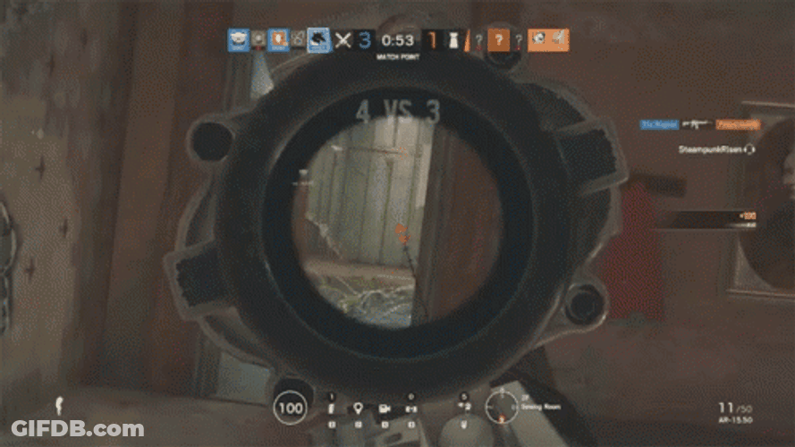 Pulse Gets Breached Headshot GIF