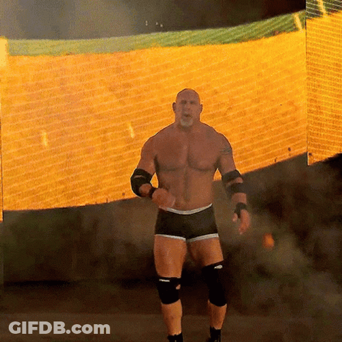 Pumped Up Bill Goldberg Specter Strike GIF