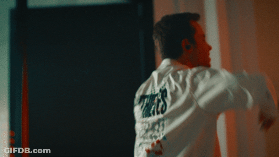Pumped Up Dancing Karate Kid GIF