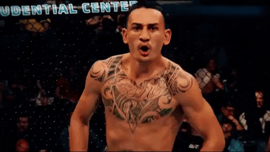 Pumped Up Max Holloway MMA GIF