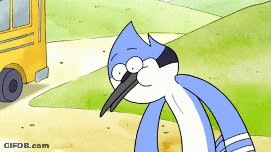 Pumping Mordecai Regular Show GIF