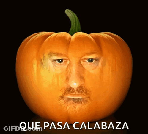 Pumpkin Carved Face Que Pasa Calabaza GIF