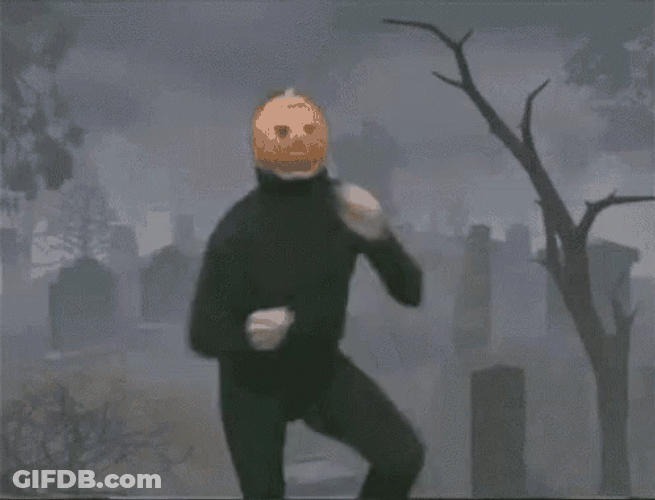 Pumpkin Dance Ticking Left And Right GIF