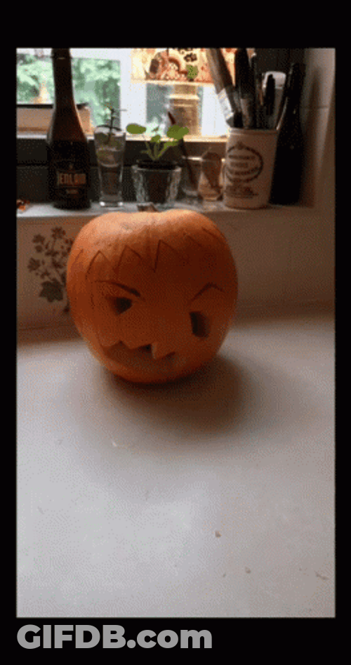 Pumpkin Light Dance Beat GIF
