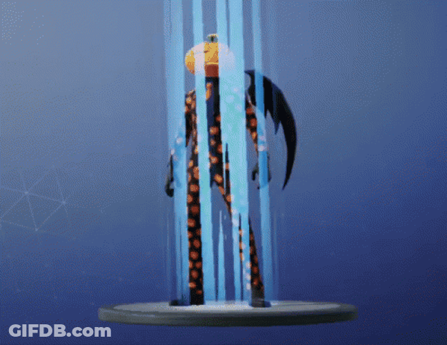 Pumpkin Man With Wings Dance GIF