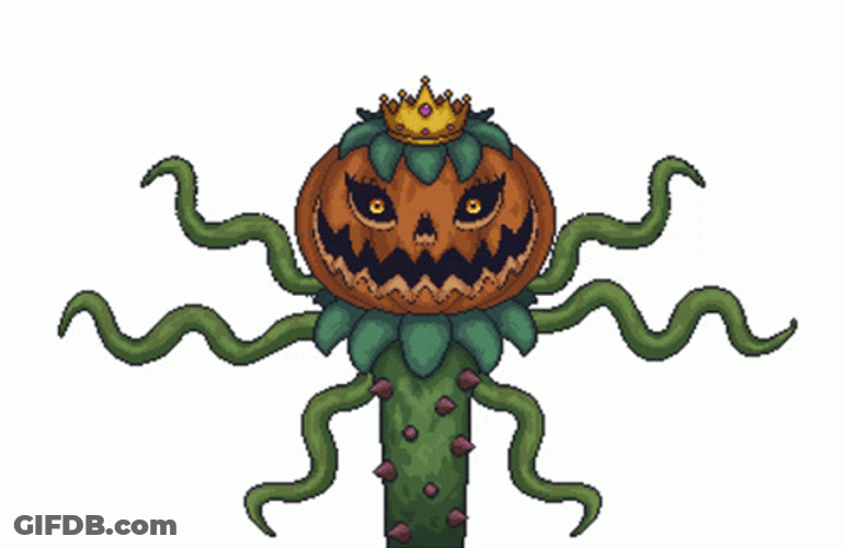 Pumpkin Monster Shake Dance GIF