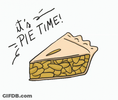 Pumpkin Pie Slice With Whipped Cream GIF