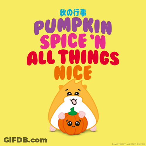 Pumpkin Spice All Things Nice GIF