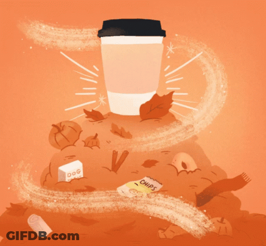 Pumpkin Spice Took Bad Smell Away GIF