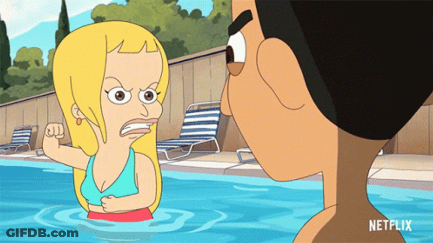 Punch In The Face Lola Skumpy Big Mouth GIF