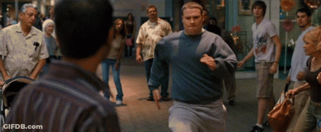 Punch In The Face Running Punch Boom GIF