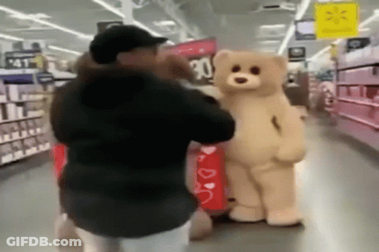 Punching Freddy Meme GIF