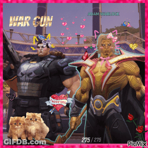 Punisher And Adam Warlock Video Game Characters GIF