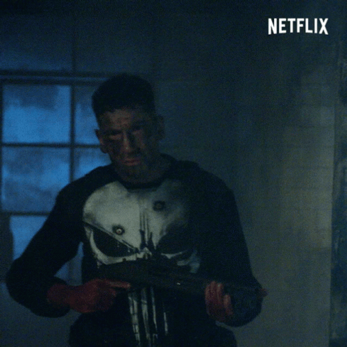 Punisher Frank Castle Gun Shot GIF